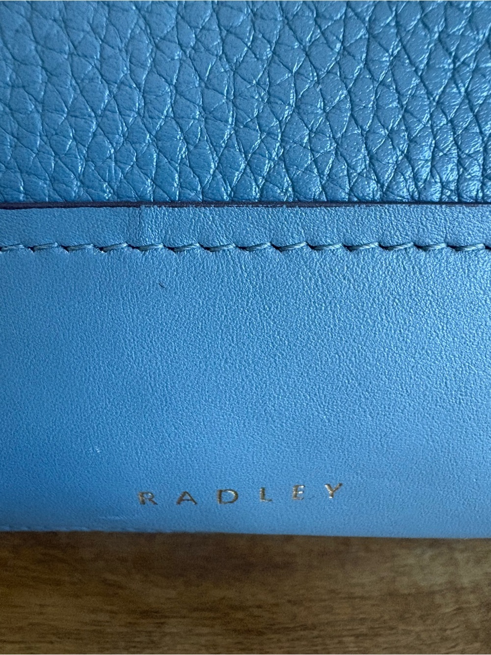 Radley Blue Pebbled Leather Mini Backpack - Picture 3 of 13
